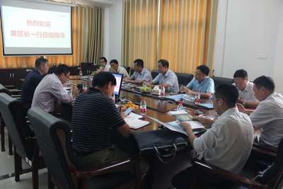 高淳區常務副區長黃亦武蒞臨公司調研